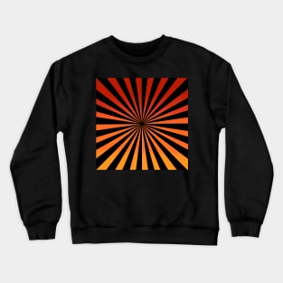 Rays in red and orange Crewneck Sweatshirt